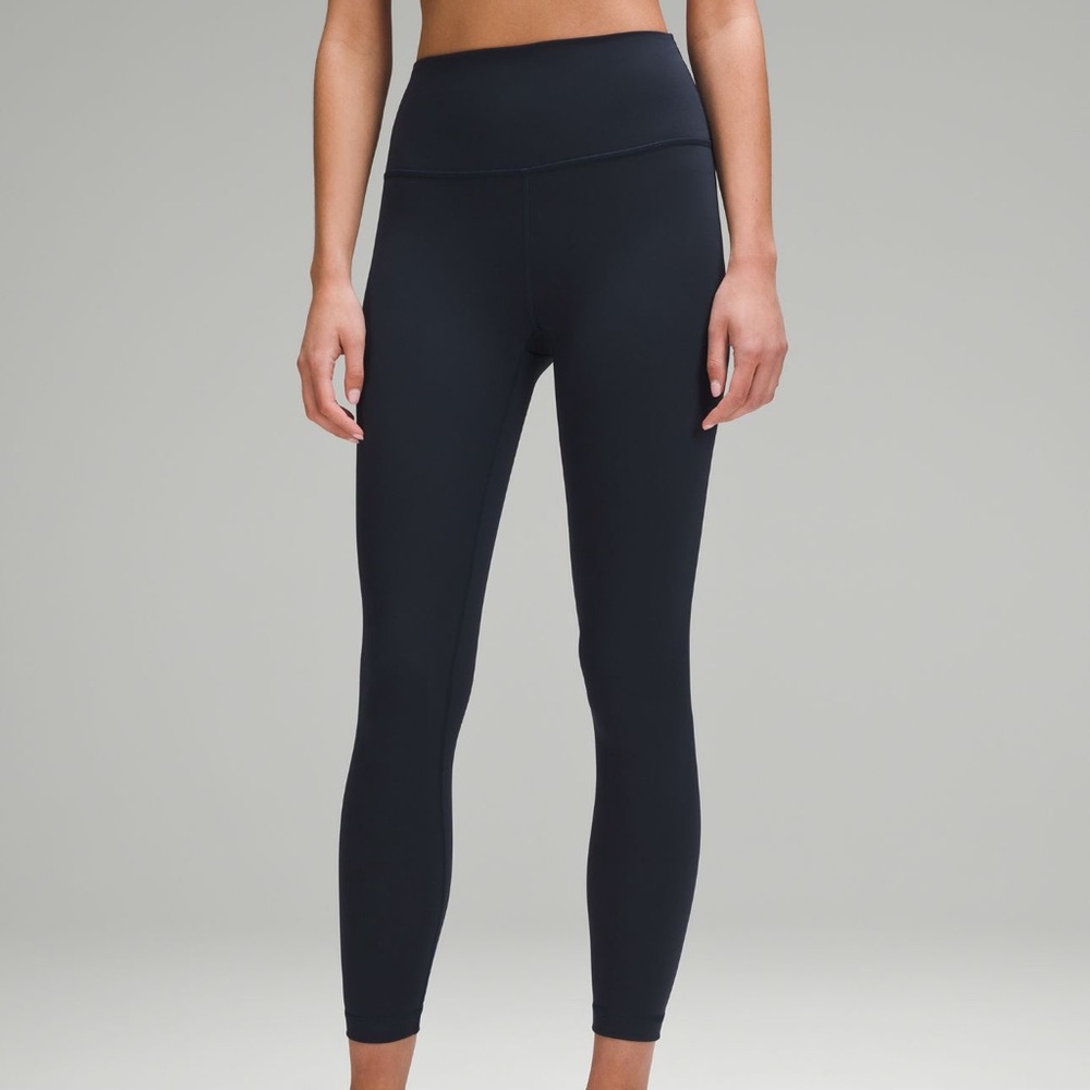 Lululemon High Rise Wunder Train Leggings 25” True Navy size 6